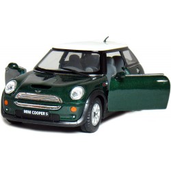 5 Mini Cooper S 1:28 Scale (Green)