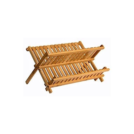 wooden dish rack plate rack Collapsible Compact