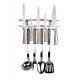 12 Inch Stainless Steel Magnetic Knife Holder & Space-Saving Strip for Kitchen Knives & Utensils