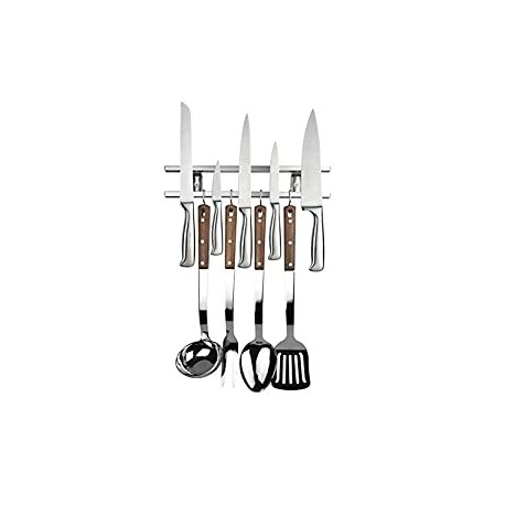 12 Inch Stainless Steel Magnetic Knife Holder & Space-Saving Strip for Kitchen Knives & Utensils