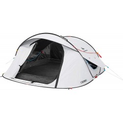Quechua Waterproof Pop Up Camping Tent 2 Seconds Fresh & Black Easy Set Up and Fold