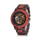 Mens Wooden Watches Luxury Mechanical Watch Lightweight Wood Band Timepieces for Men