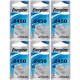 CR2450 Lithium Battery, 3v ECR2450, Qty 6 Brand: Energizer