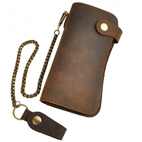 Mens Genuine Leather Bifold Wallet
