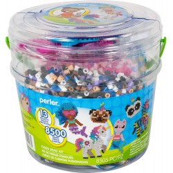 Mystical Creatures Fuse Bead Kit, 8505pc, 13 Patterns, Multicolor
