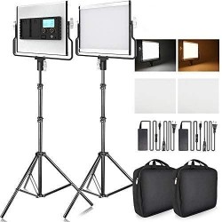LED Video Light with 79 inches Stand LCD Display