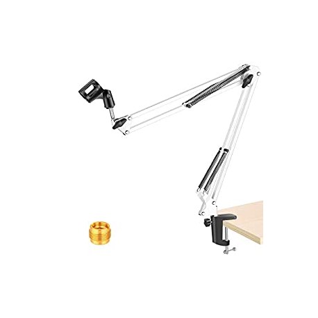 NEEWER Adjustable Microphone Suspension Boom Scissor Arm Stand