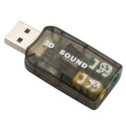 USB Audio Sound Adapter for PS3, PS4, Windows