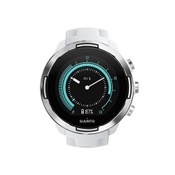 Suunto 9 Watch, White (without HR strap)