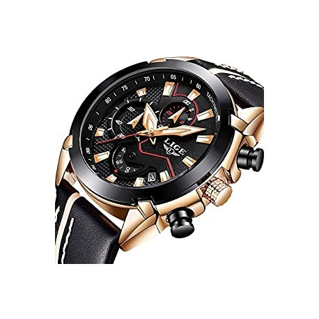 Watches Chronograph Waterproof Sports Analog Quartz Watch