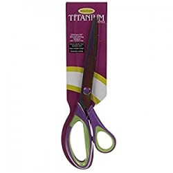 Sullivans 15008 Titanium Dressmaker Scissors, 10", Purple/Green