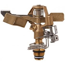 1/2" BRS Sprinkler Head, Connection, Silver and gold