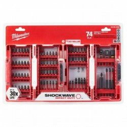 Milwaukee 48-32-4062 Shockwave Impact Duty Driver Bit Set - 74 Piece