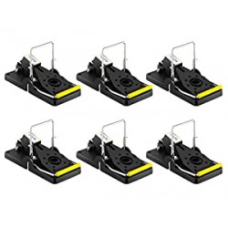 Mouse Traps Quick Kill That Work, Best For Small Mice Mouse, Reuseable, Quick Response, Abs and Steel Material, Pack of 6