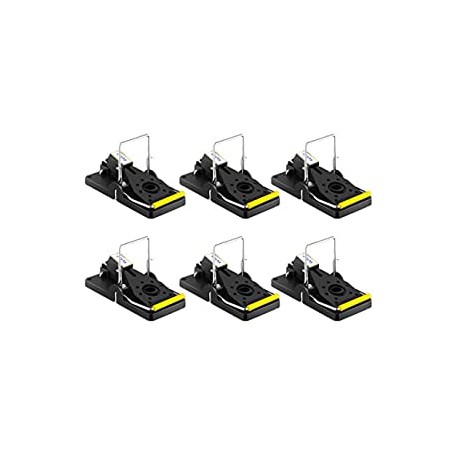 Mouse Traps Quick Kill That Work, Best For Small Mice Mouse, Reuseable, Quick Response, Abs and Steel Material, Pack of 6