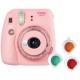 Instax Mini 9 Instant Camera Clear Pink