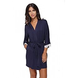Women's Kimono Robe Soft Short