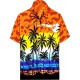 Men's Night Club Party Dress Short Sleeve Hawaiian Shirt