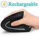 Ergonomic Mouse, LEKVEY Vertical Wireless Mouse - Rechargeable 2.4GHz Optical