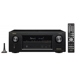 Denon AVRX2400H 7.2 Channel AV Receiver with Built-in HEOS wireless technology, Works with Alexa