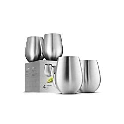 18 Ounce Set of 4 Wine glasses