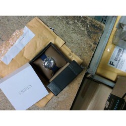 GUESS Catalina Gold Tone Case Blue Silicone Band Women's Watch