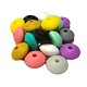 100pcs Silicone Abacus Pearl Beads Accessory 12mm