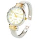 Metal Band Slim Case Women's Bangle Cuff Watch