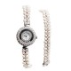 Women Pearl Wristwatch Quartz Watch Dial Stainless Steel