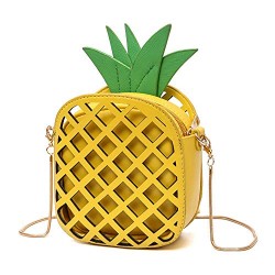 Small Crossbody Bag Cute Cartoon Purse Pineapple Fruit Shape Shoulder