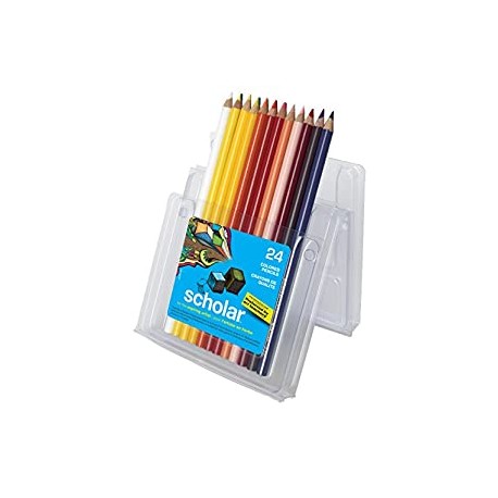 Scholar Pencil Set, Assorted Colors, Set of 24