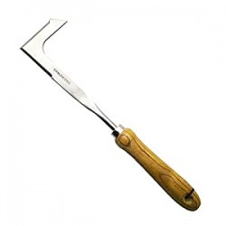Garden Hand Weeder,Side-Walk Weeding Tool,Stainless Steel, L-Shape Patio Knife