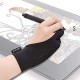 Glove for Graphics Drawing Tablet Light Box Tracing Light Pad for Left/Right Hand 2.6" - 3.0"
