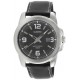 Men's MTP1314L-8AV Black Leather Quartz Watch