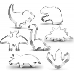 Dinosaur Cookie Cutter Set-3 Inches-Dinosaur Footprint Head