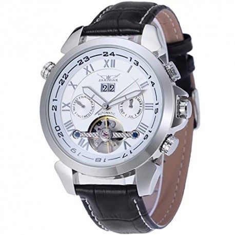 Men's Automatic-self-Wind Tourbillon Calendar Stainless Steel