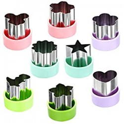 Magigift 1.5" Vegetable Cutter Shapes Set