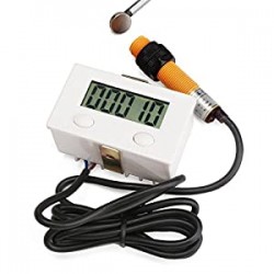 5 Digits Shockproof Retail Traffic Punch Tester Totalizer Gauge Magnetic Induction Switch