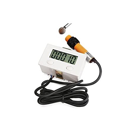 5 Digits Shockproof Retail Traffic Punch Tester Totalizer Gauge Magnetic Induction Switch