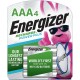 Energizer Rechargeable AAA Batteries, NiMH, 800 mAh