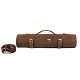 Large Chef’s Knife Roll Bag, Heavy Duty Waxed Canvas Knife Carrier
