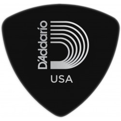 D'Addario Black Celluloid Guitar Picks, 25 pack