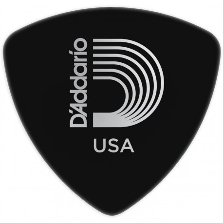 D'Addario Black Celluloid Guitar Picks, 25 pack