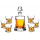 Premium Crystal Whiskey Decanter Set