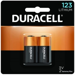 123 High Power Lithium Batteries - 2 Count