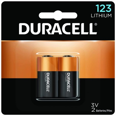 123 High Power Lithium Batteries - 2 Count
