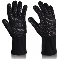 Cooking Glove 932°F Extreme Heat Resistant Oven Gloves for Cooking