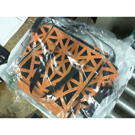 Women Geometric Lattice Handbags Shoulder Clutch Bag