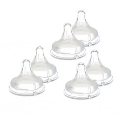 NaturalWave Slow-Flow Nipples, 6 Pack