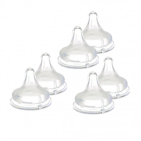 NaturalWave Slow-Flow Nipples, 6 Pack